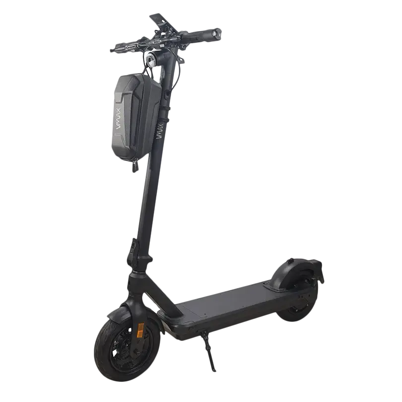 VMAX Electric Scooter Bag - Attached to scooter view